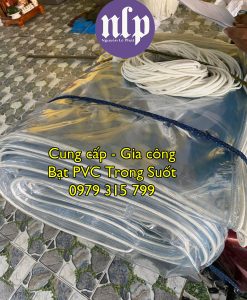 Bạt che nắng mưa trong suốt PVC