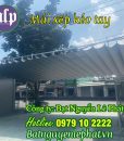 Lắp Đặt Mái Hiên Mái Xếp Che Nắng Mưa Tại Quận 6 – May Ép Bạt Kéo Lượn Sóng Quận 6