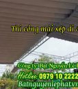 Kho Xưởng May Bạt Mái Hiên Mái Xếp Bạt Kéo Che Nắng tại Bình Dương