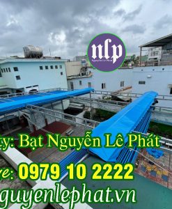 Xưởng May Ép Bạt Xếp Mái Hiên Che Tại Long An, Bạt Kéo Lượn Sóng Long An - May Bạt Kéo Di Động Long An