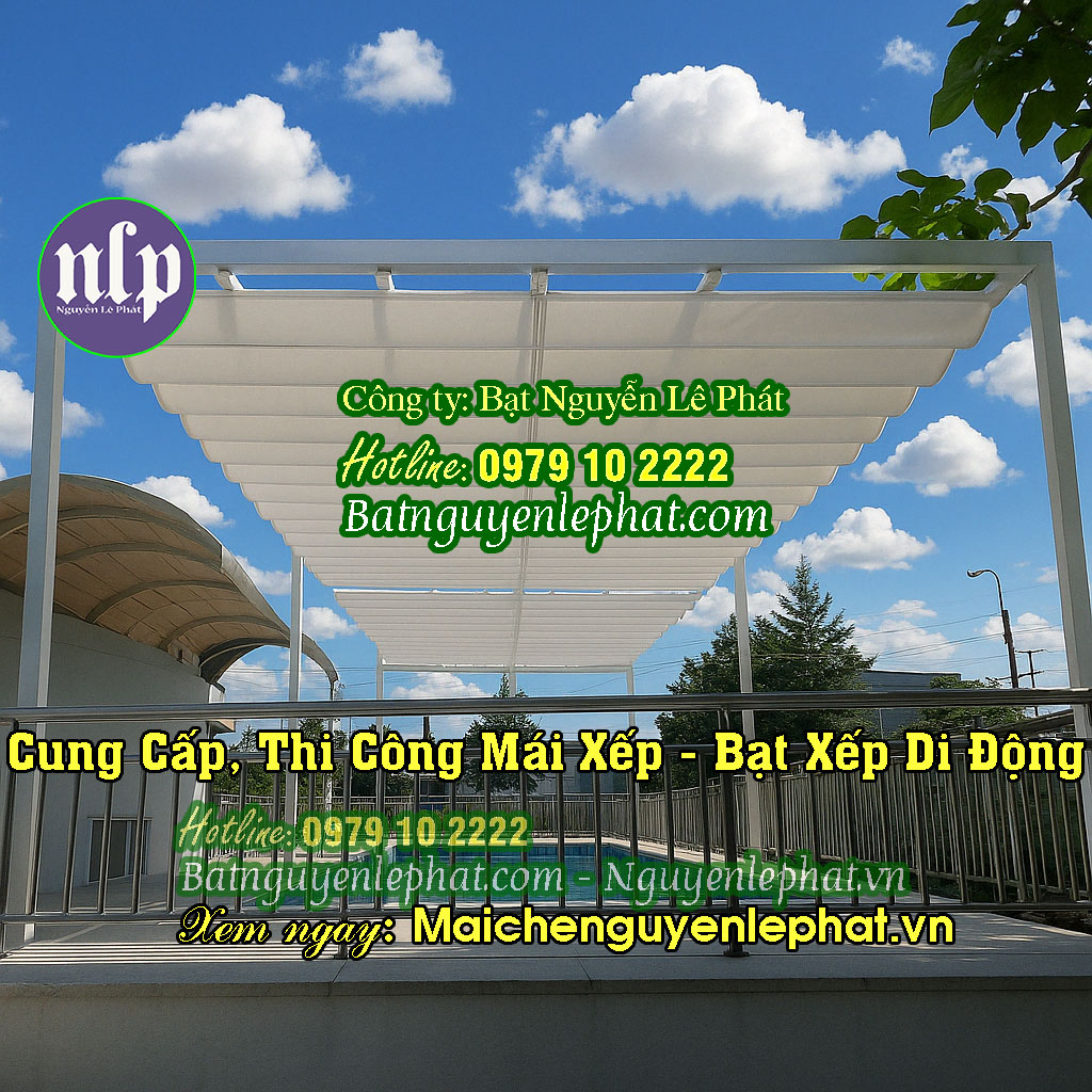 bạt kéo di động lượn sóng  tại quán cafe ở Chánh Nghĩa, Thủ Dầu Một