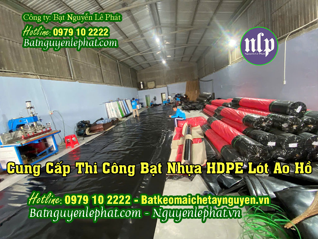 Cung cấp bạt làm hồ chứa nước HDPE Cung cấp bạt làm hồ chứa nước HDPE