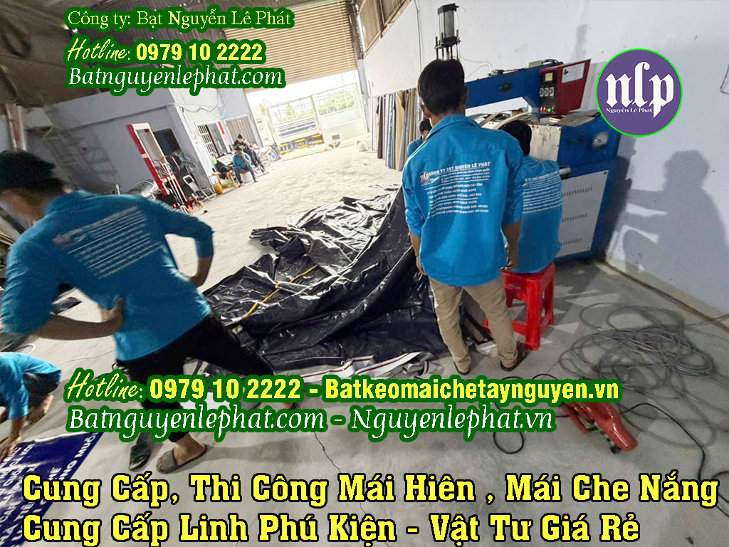 Cung Cấp Linh Phụ Kiện Vật Tư Bạt Kéo Bạt Mái Xếp tại Pleiku Gia Lai