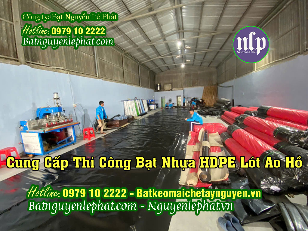 Gia công bạt nhựa HDPE chứa nước Gia công bạt nhựa HDPE chứa nước