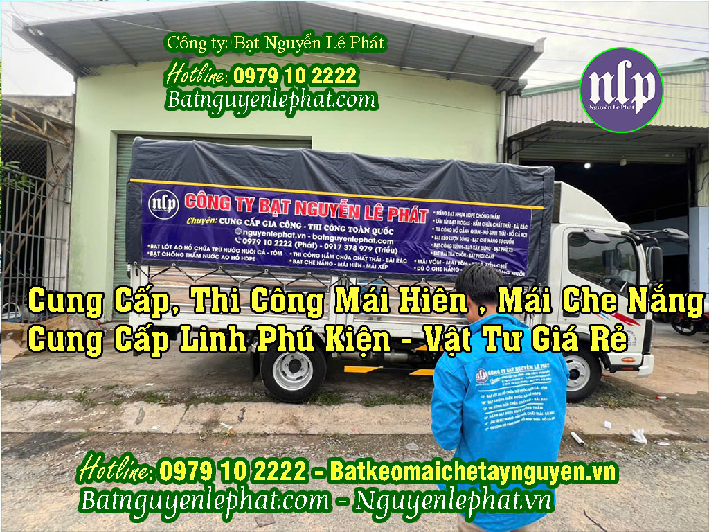 Gia công cung cấp bạt hồ Gia công cung cấp bạt hồ
