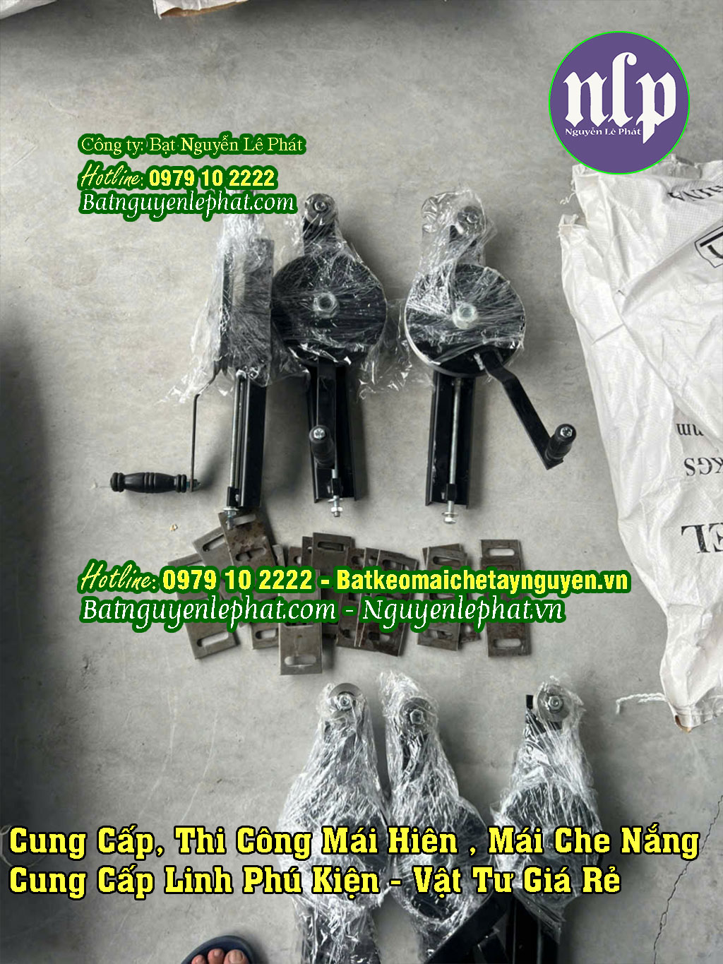 Phụ Kiện mái che mái xếp, tay quay bạt mái xếp Phụ Kiện mái che mái xếp, tay quay bạt mái xếp
